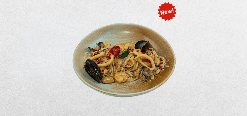 LINGUINI DI MARE AGLIO OLIO (NEW)